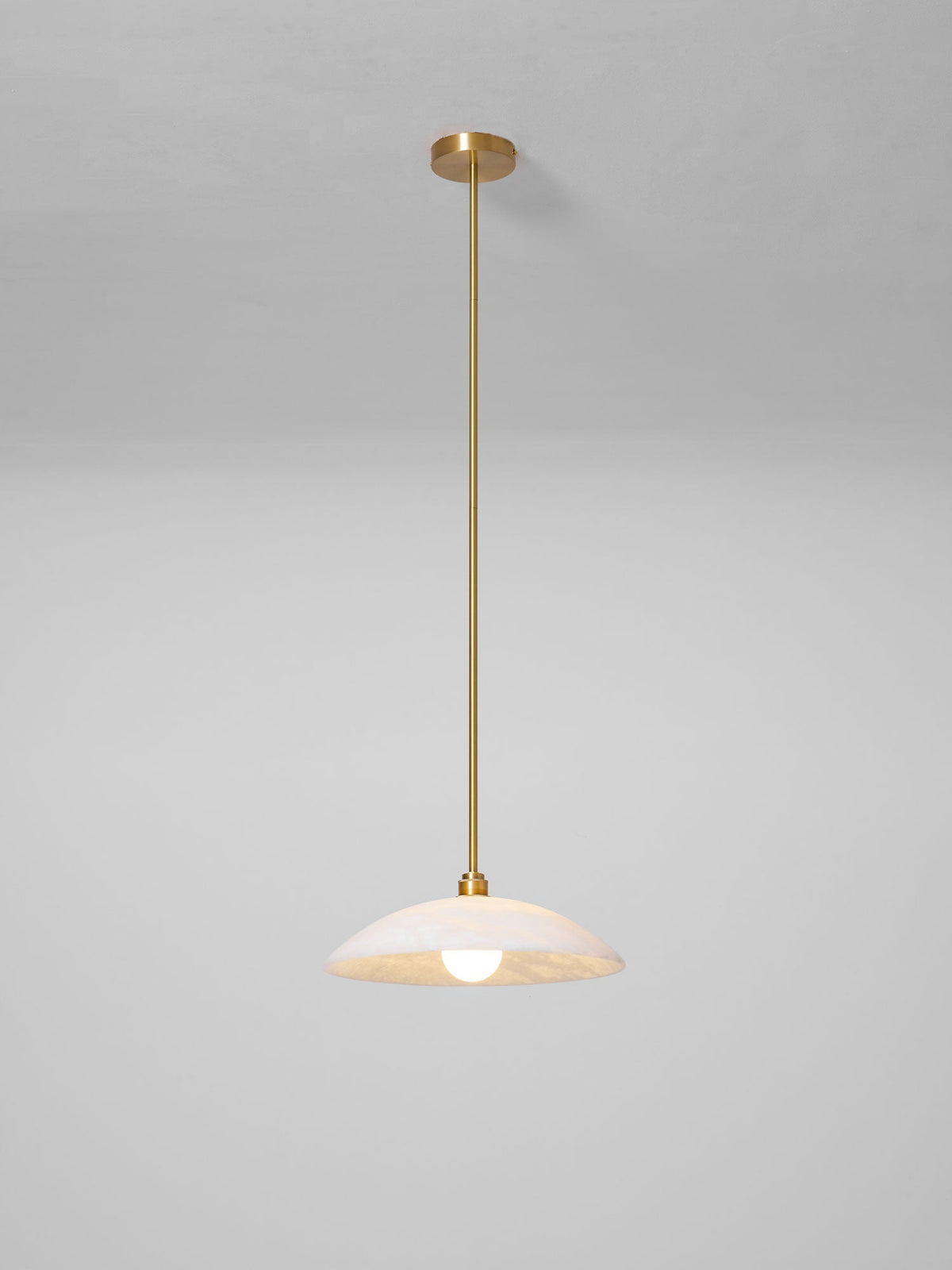 Alabaster Dome Pendant Lamp