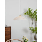 Alabaster Dome Swag Pendant Lamp