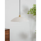 Alabaster Dome Swag Pendant Lamp