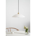 Alabaster Dome Swag Pendant Lamp