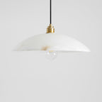 Alabaster Dome Swag Pendant Lamp