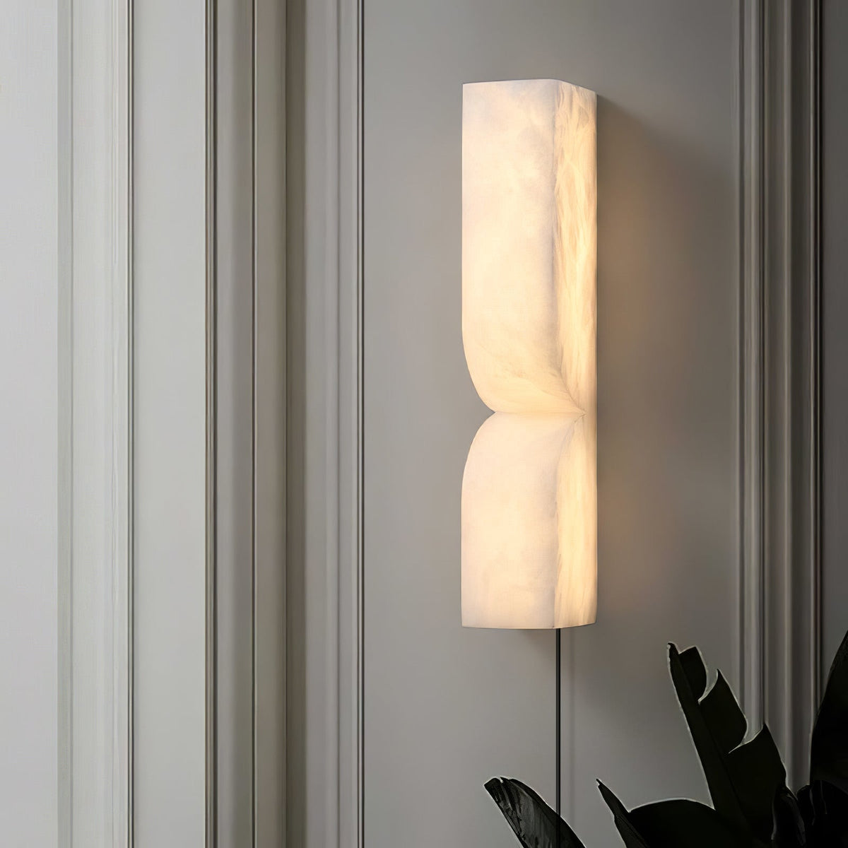 Alabaster Essence Plug - in Wall Sconce