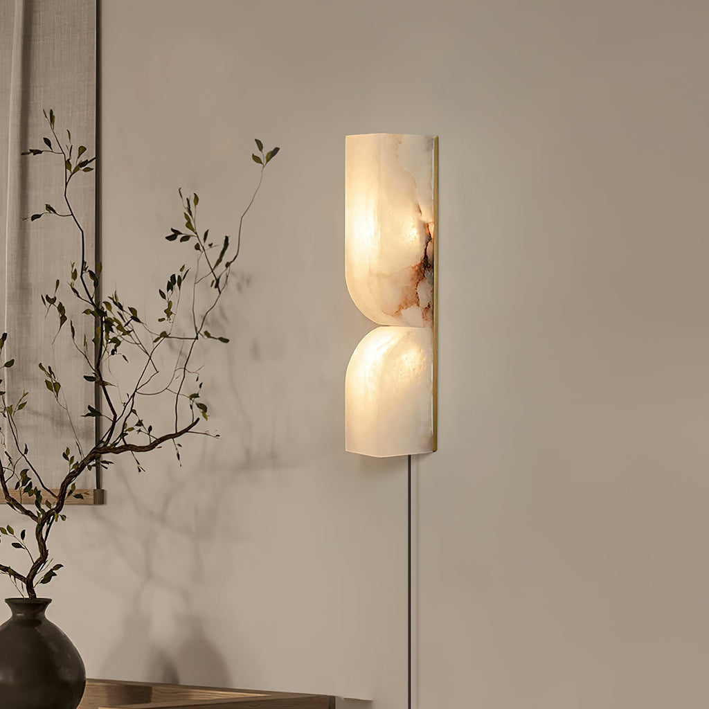 Alabaster Essence Plug - in Wall Sconce