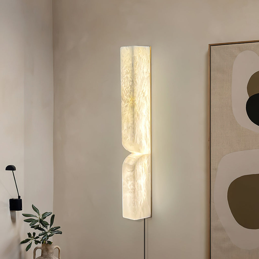 Alabaster Essence Plug - in Wall Sconce