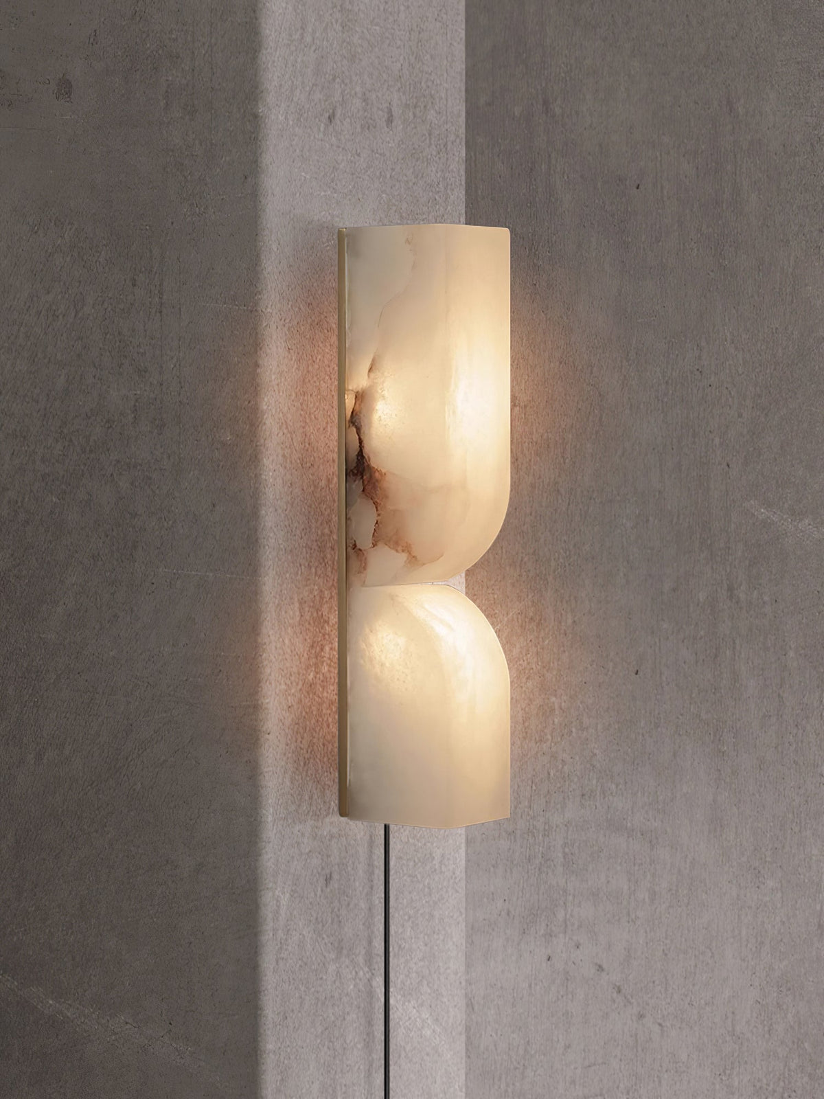 Alabaster Essence Plug - in Wall Sconce