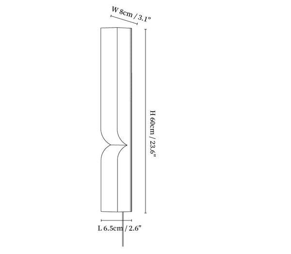Alabaster Essence Plug-in Wall Sconce