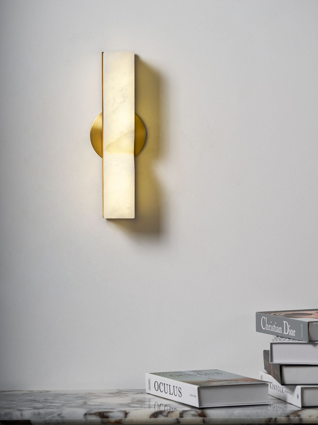 Alabaster Essence Plug - in Wall Sconce
