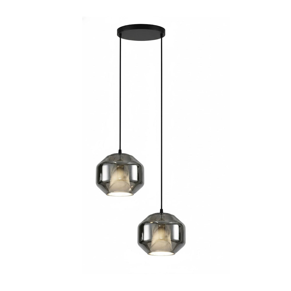 Alabaster Glass Cylinder Pendant Light