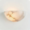 Alabaster Half - Moon Wall Sconce
