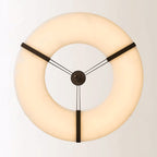 Alabaster Halo Pendant Light