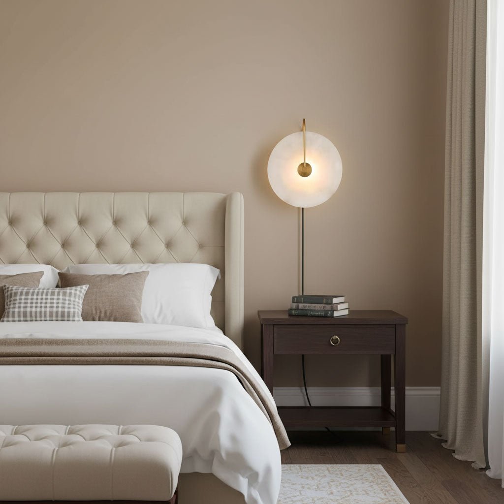 Alabaster LED Plug - In Wall Lamp
