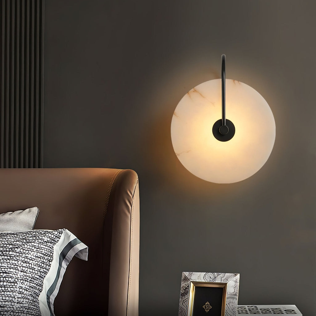 Alabaster LED Plug - In Wall Lamp