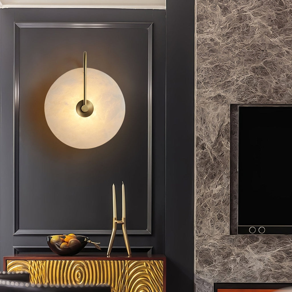 Alabaster LED Plug - In Wall Lamp
