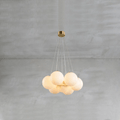 Alabaster Balls Chandelier