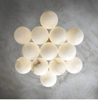 Alabaster Balls Chandelier