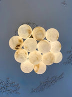 Alabaster Balls Chandelier