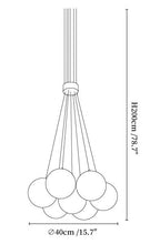 Alabaster Balls Chandelier