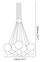 Alabaster Balls Chandelier