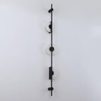 Alabaster Orb Vertical Wall Sconce