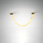 Alabaster Pearl Necklace Chandelier