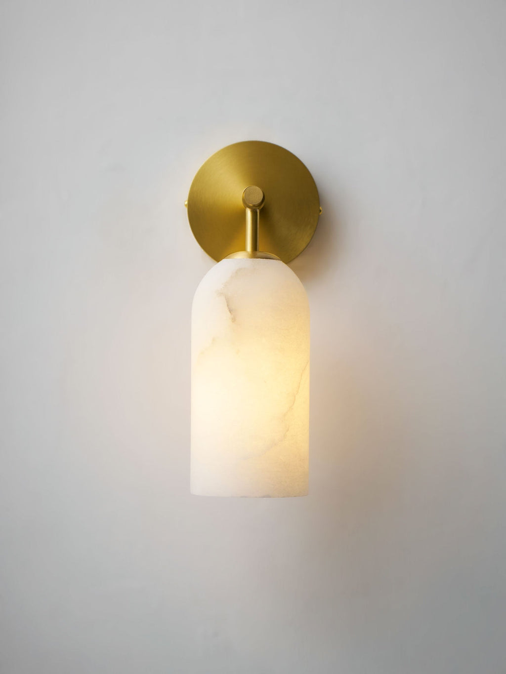 Alabaster Pillar Alabaster Wall Sconce