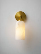 Alabaster Pillar Alabaster Wall Sconce