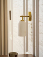 Alabaster Pillar Alabaster Wall Sconce