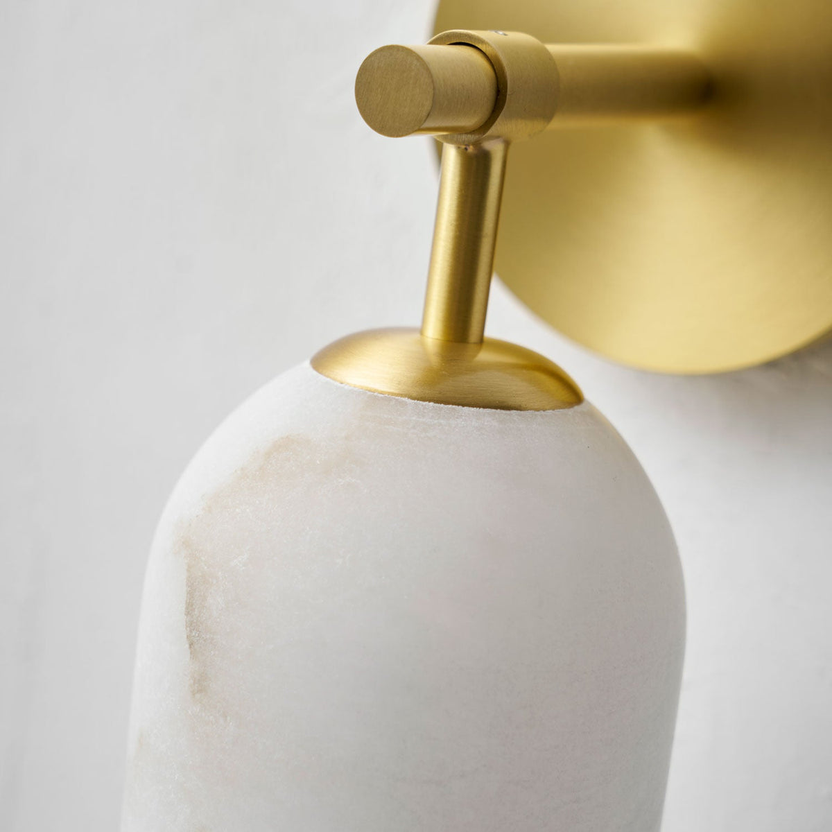 Alabaster Pillar Alabaster Wall Sconce