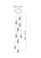 Alabaster Raindrop Pendant Light