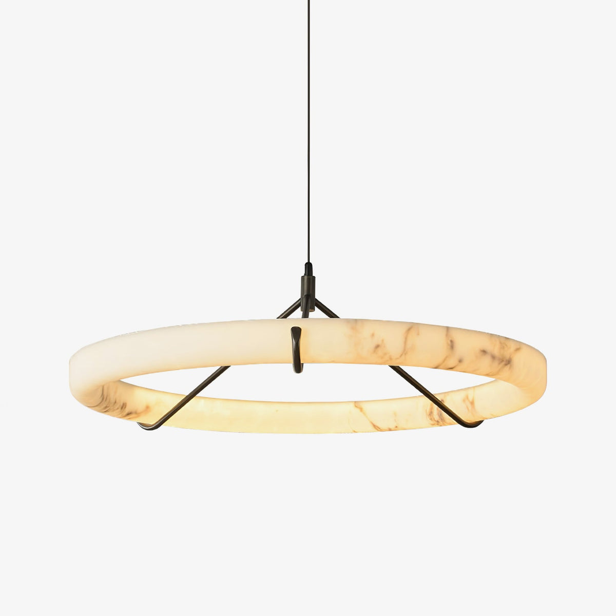 Alabaster Ring Pendant Lamp