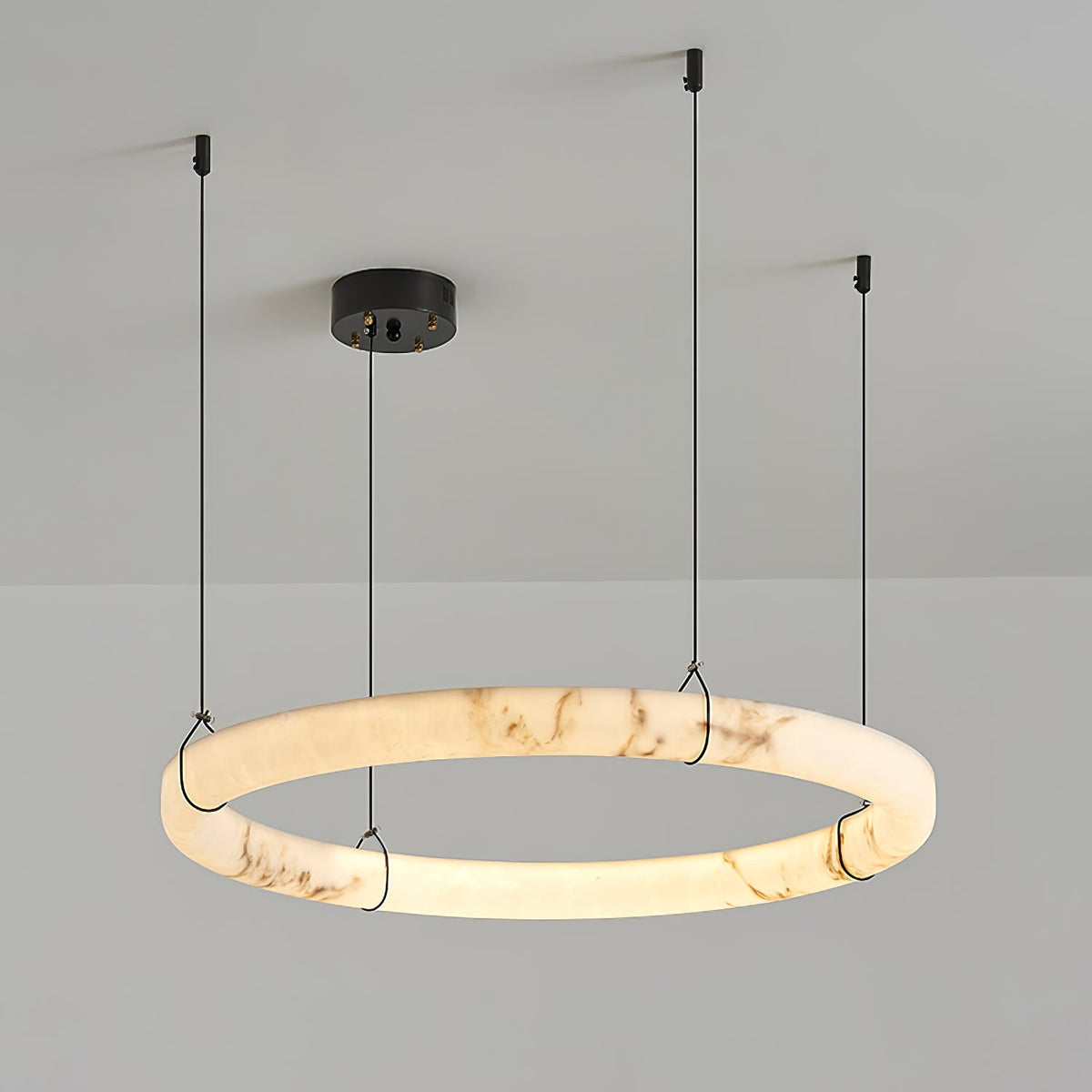 Alabaster Ring Pendant Lamp