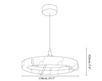 Alabaster Ring Pendant Lamp
