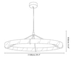Alabaster Ring Pendant Lamp