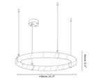 Alabaster Ring Pendant Lamp