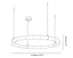 Alabaster Ring Pendant Lamp