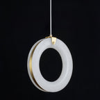 Alabaster Ring Pendant Light