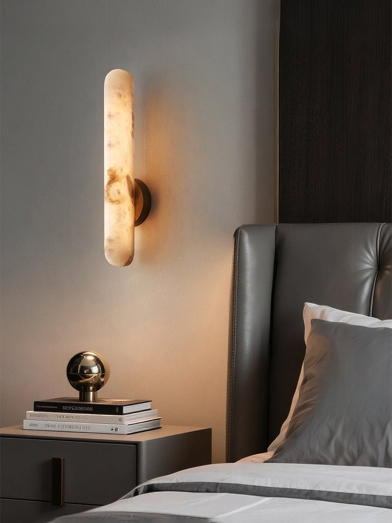 Alabaster Rod Sconce