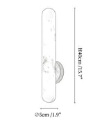 Alabaster Rod Sconce
