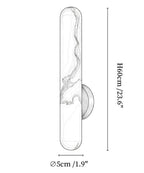 Alabaster Rod Sconce