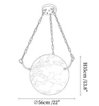 Alabaster Sphere Pendant Lamp