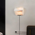 Alabaster Staircase Plug - in Wall Lamp
