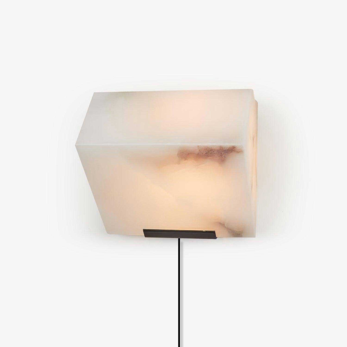 Alabaster Staircase Plug - in Wall Lamp