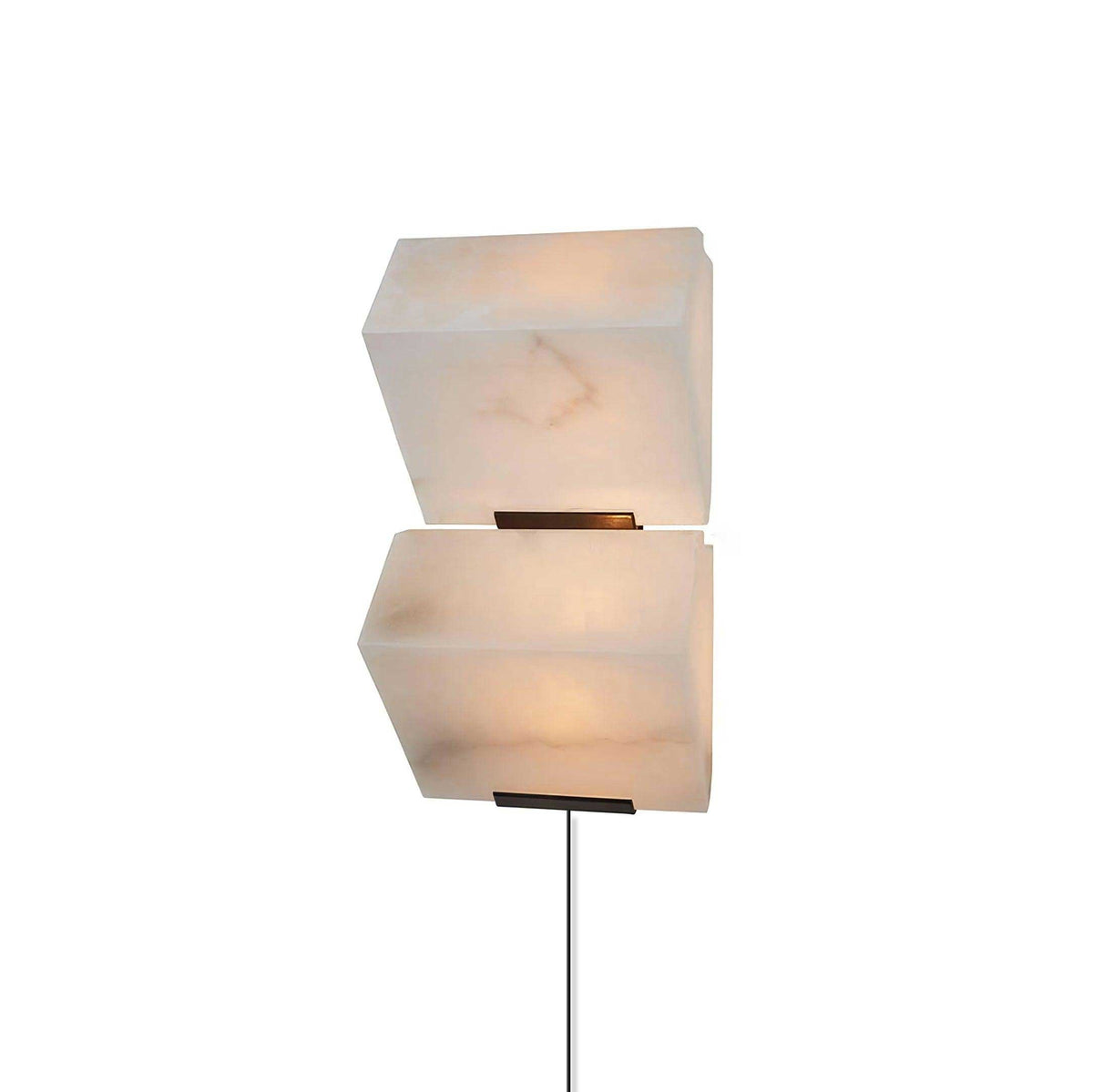Alabaster Staircase Plug - in Wall Lamp