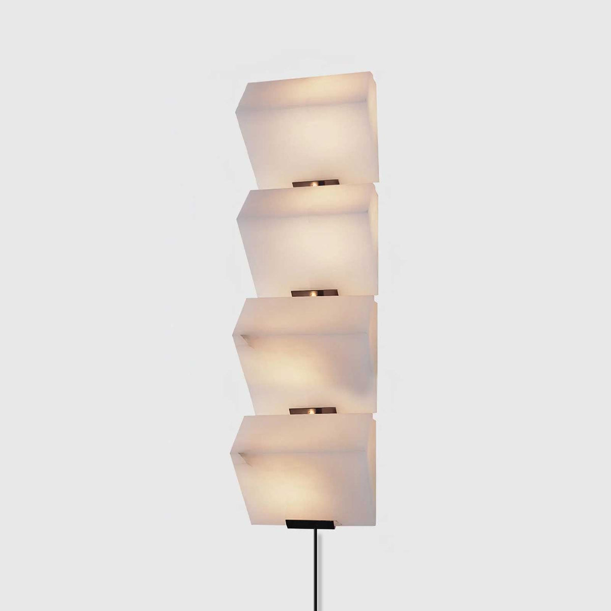 Alabaster Staircase Plug - in Wall Lamp