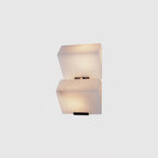 Alabaster Staircase Plug-in Wall Lamp