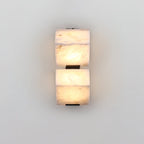 Alabaster Staircase Plug-in Wall Lamp