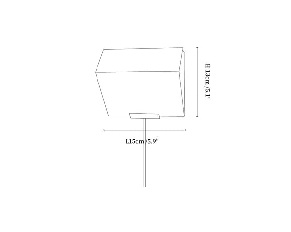 Alabaster Staircase Plug-in Wall Lamp