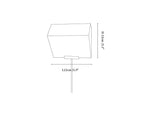 Alabaster Staircase Plug-in Wall Lamp