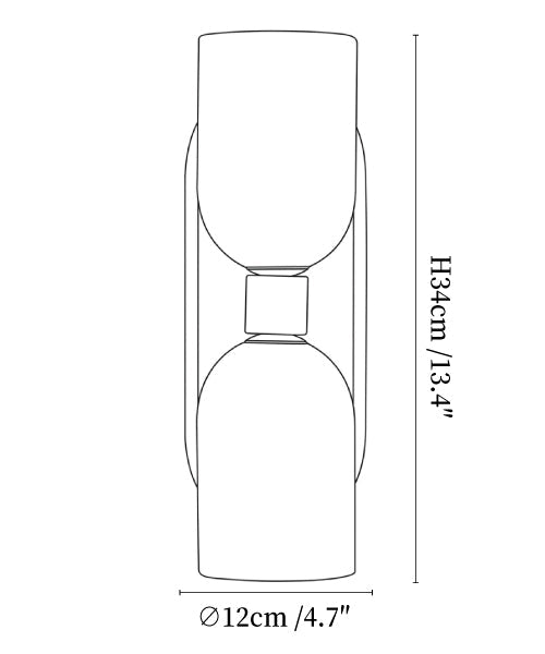 Alabaster Up-Down Wall Sconce