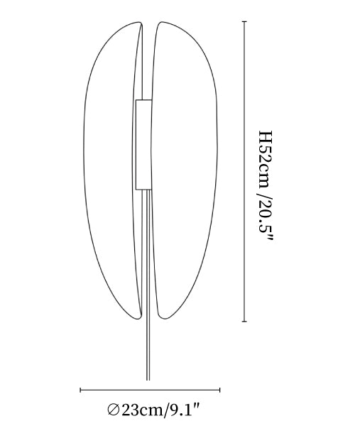 Alabaster Veil Plug-in Wall Sconce